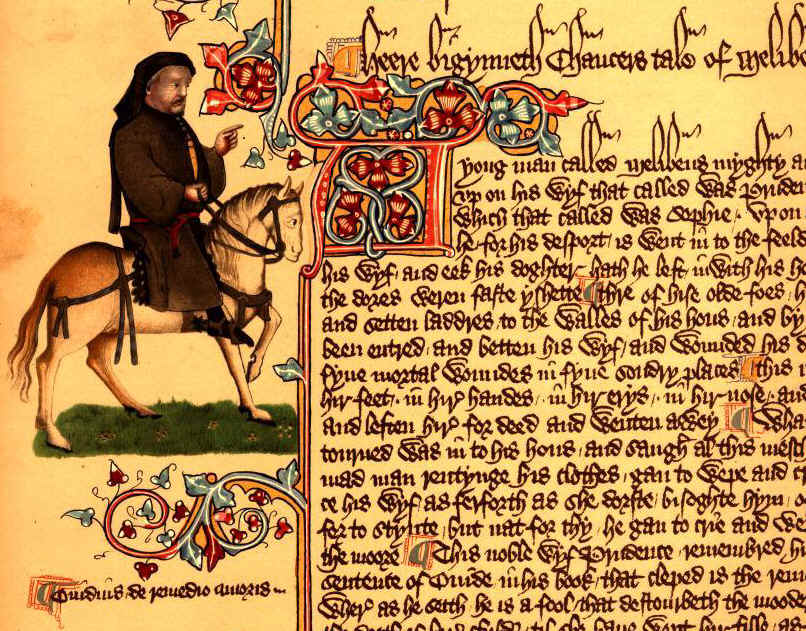 Warnhinweis wegen „christlicher Themen“ in Canterbury Tales