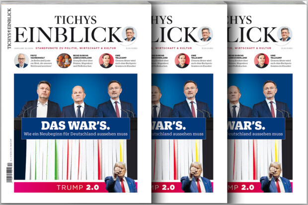 Tichys Einblick 12-2024: Das war’s – Wie ein Neubeginn für Deutschland aussehen muss