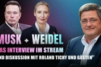 Weidel bei Musk: Links tobt – TE überträgt live