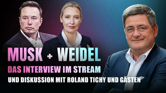 Weidel bei Musk: Links tobt – TE überträgt live