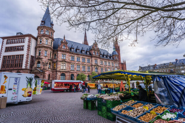 Serie Wochenmärkte: Wiesbaden und Mainz